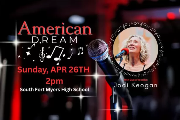 Jodi Keogan performs with the Southwest Florida Concert band on April 26, 2PM at South Fort Myers High School

